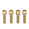 Bike Stem Bolts Screw M6 20mm Accurate Thread Rustproof Reliable