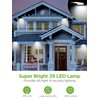 InnoGear Solar Gutter Lights Outdoor Waterproof, 29 LED Motion Sensor