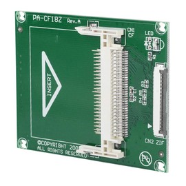 Cf to ZIF/Ce, with 2 ZIF Cables Cf Adapter Card, 1.8-Inch for All Cf Cards Type I, Ii and Microdrive