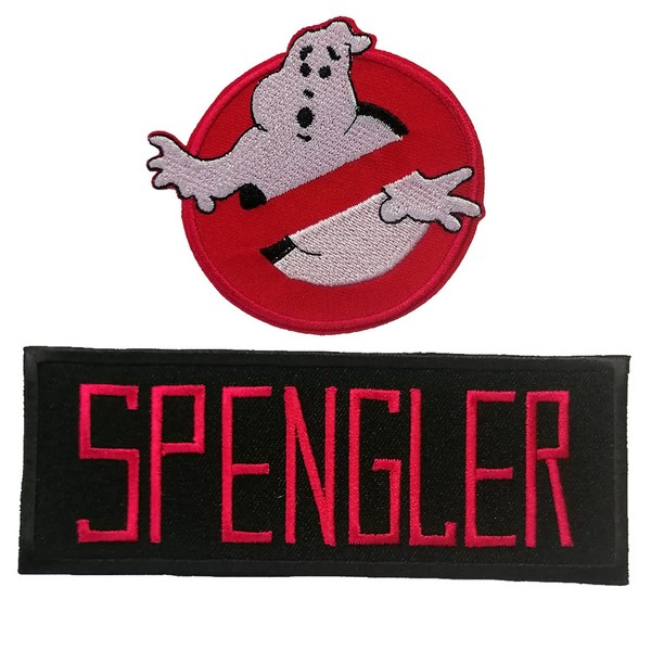 Ghostbuster Set of 2 Spengler Logo Film – Sew-On Iron-On Patches, Iron-On Appliques, Patches, Patches