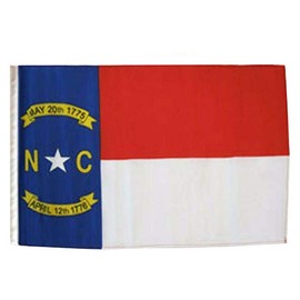 JumpingLight 12x18 12"x18" State of North Carolina Sleeve Flag Boat Car Garden - Quality Flags