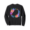 Watercolor Flowers Fall Autumn Wreath Ring 2 Shapes Mania Sweatshirt