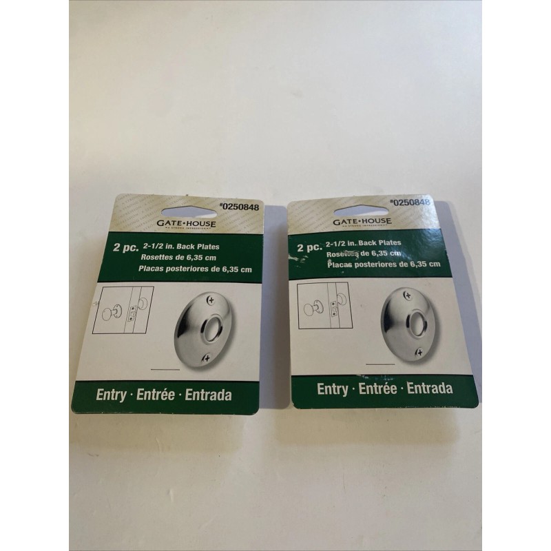 Gate House Lot Of 2 Gatehouse Defender Satin No Deadbolt