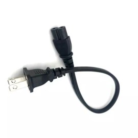 Kentek Power Cord Cable for CANON BATTERY CHARGER CB-5L, LP-E8, LC-E8E 1'