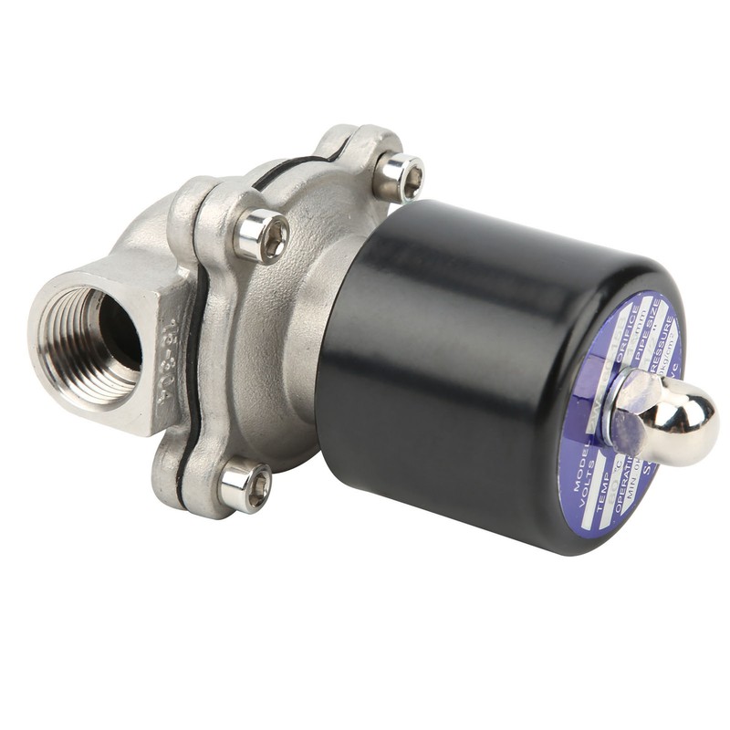 Solenoid Valve DirectActing Stainless Steel Normally Closed Industrial Supplies 2W16015B(AC