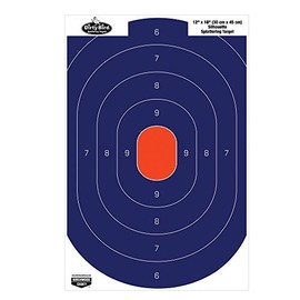 Birchwood Casey Non-Adhesive Dirty Bird 12"x18" Splattering Targets Practice Shooting for Indoor and Outdoor Use, 100 Count (Pack of 1)