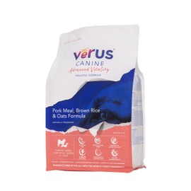 VeRUS Pet Foods Dry Dog Food Pork, Advanced Vitality Formula 4lb Bag