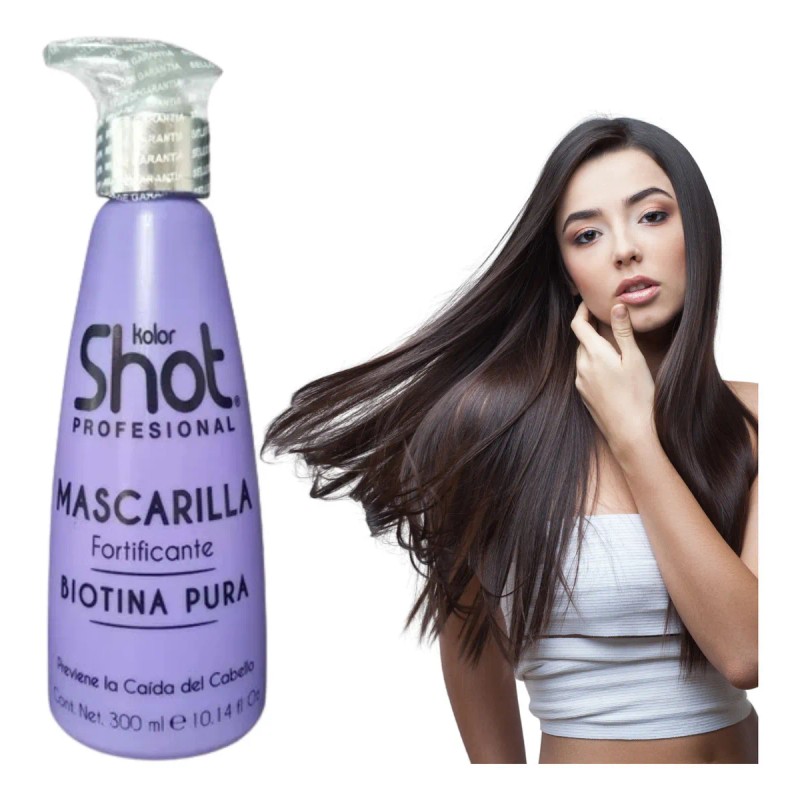 Mascarilla Biotina Cola De Caballo Anticaida Caída Cabello