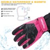ThxToms Kids Winter Gloves Waterproof Ski Snow Gloves for Boys