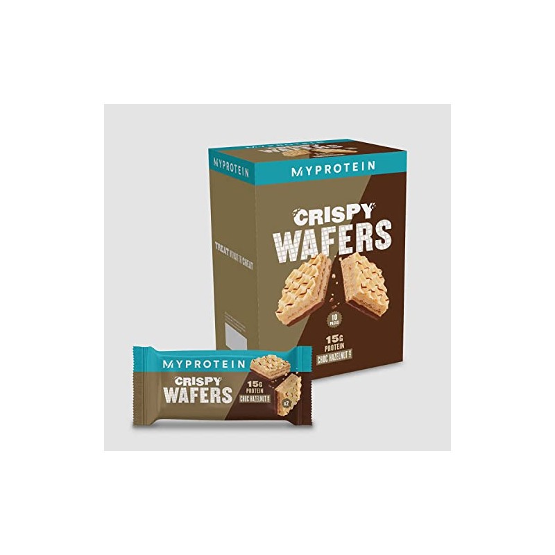 MyProtein Protein Wafers, Peanut Butter, 10x40g
