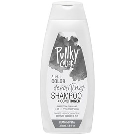 Punky Limpiador y Acondicionador para El Cabello Con Depósito de Color 3 En 1, 8.5 Onzas Líquidas (Diamondista)