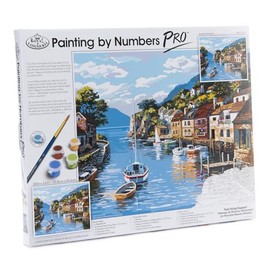 ROYAL BRUSH Village on The Water Paint-by-Number Kit