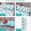 Biloban Toddler Nap Mat with Pillow and Blanket for Preschool