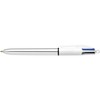 BIC Shine / 1 Pen 4 Colours White / Metallic