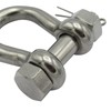 Stainless Steel Bow Shackle with Safety Pin 2 Ton 12MM