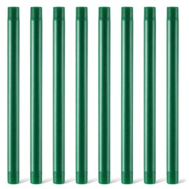 8 Pack 12 inch Sprinkler Extension Risers, 1/2" Stackable Riser Tubes