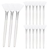 15 Pieces Fan Brushes Soft Facial Applicator Brushes Acid Applicator