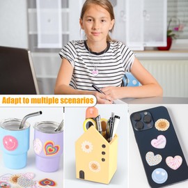 Primo Calm Strips with Necklace - Fun Sensory Stickers for Stress and Anxiety Relief for Kids and Adults (Round, Necklace)