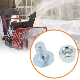 Briny River 20 Set 5/16-18 * 5/8" Snow Blower Carriage Bolts Nuts 784-5581A Compatible with MTD Shave Plate Scraper Bar