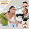 Homavit Abdominal Roller, Abdominal Roller with Padded Knee Mat, for