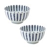 Tableware East Rice Bowl, Dyed Dami Tokusa, Lightweight Rice Bowl,