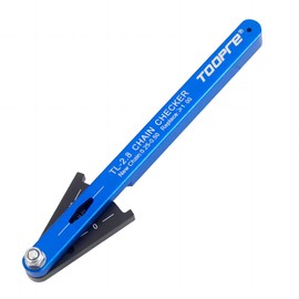 Mimoke Bicycle Chain Gauge Wear Measuring Ruler Mountain Road Bike Wear Chain Stretch Inspection Tool