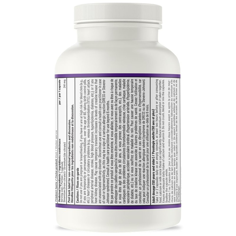 AOR - Strontium Support II 341mg, 120 Capsules - Bone