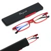 SKYOAK Ultra thin Lightweight Folding Reading Glasses Women Men TR90