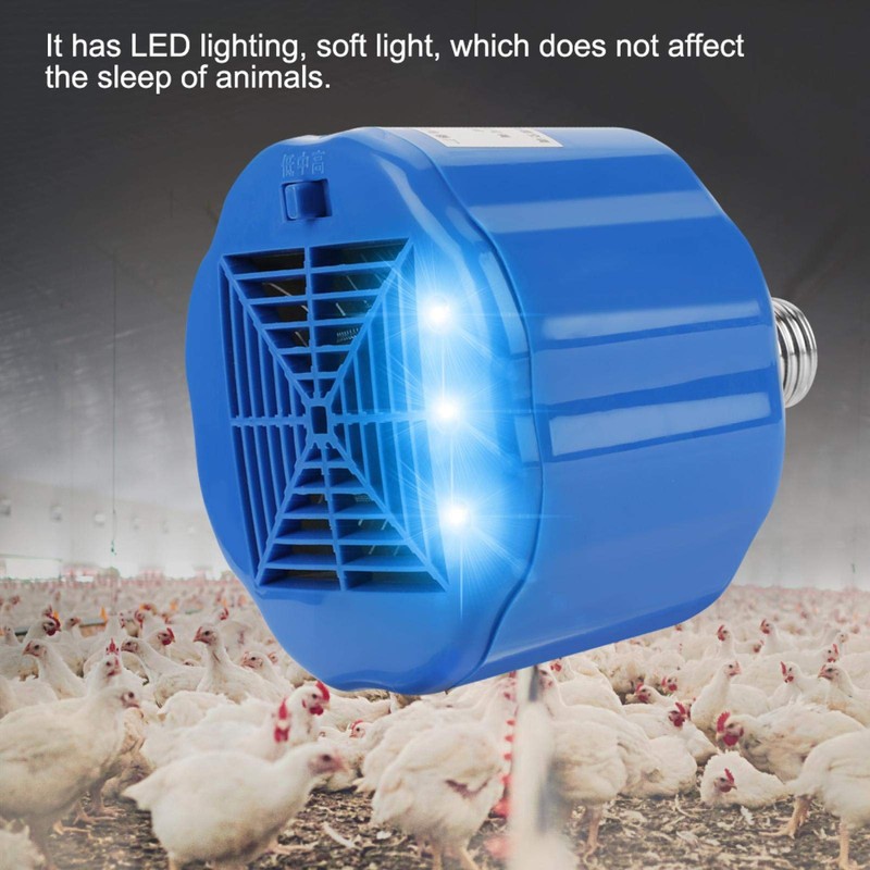 ciciglow Heating Lamp, 100-300 W Breeding Heating Lamp Thermostat LED