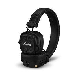 Marshall Major V Wireless On-Ear Headphones with 100+ Hours of Playtime - Black (Renewed)