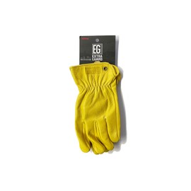 Towa Corporation EXTRA GUARD Lantern EG-023 L Size "Cow Leather Gloves Fits Your Hand The More You Use It From Professional Sites To Camping" Yellow