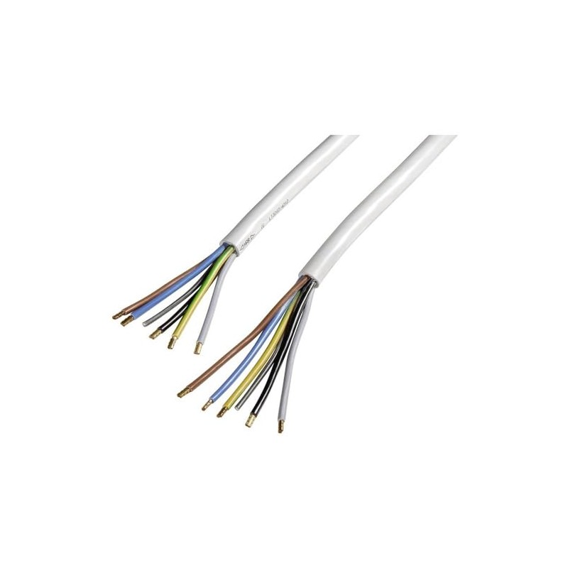 2.5m White Electric Hob Lead