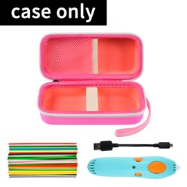 GWCASE - Funda compatible con 3Doodler Start+ Essentials para bolígrafos 3D para niños, organizador de almacenamiento de bolígrafos 3D, soporte de transporte apto para bolígrafos de impresión 3D,