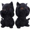 Nemesis Now Three Wise Kitties See Hear Speak No Evil