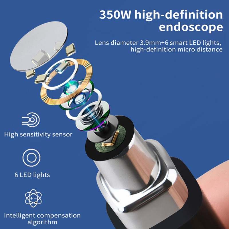 Wireless WiFi Ear Wax Removal Ear Wax Endoscope with 3.9mm