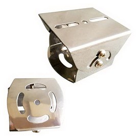 AKNPMHT Camera Stand, Metal Pole/Security Camera Pole Mounting Bracket/Row Loop Mounting Bracket PTZ Corner for CCTV Security PTZ Cameras - Security Camera and Outdoor Pole Mounting Hardware