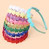 10pcs Glitter Star Headbands for Girls Colorful Sparkle Hair Hoop