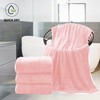 Cosy Family Microfiber 4 Pack Bath Towel Set, Lightweight and