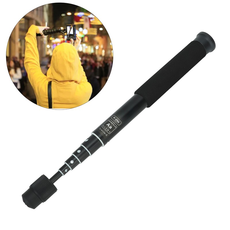 6 Section Camera Monopod Lightweight Portable Camera Selfie Stick for