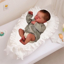 QXYIXZ 19” 49 Cm Reborn Baby Dolls, Realistic Silicone Reborn Baby Doll - Washable Full Body Realistic Appearance Baby Dolls Silicone Full Body,Boy