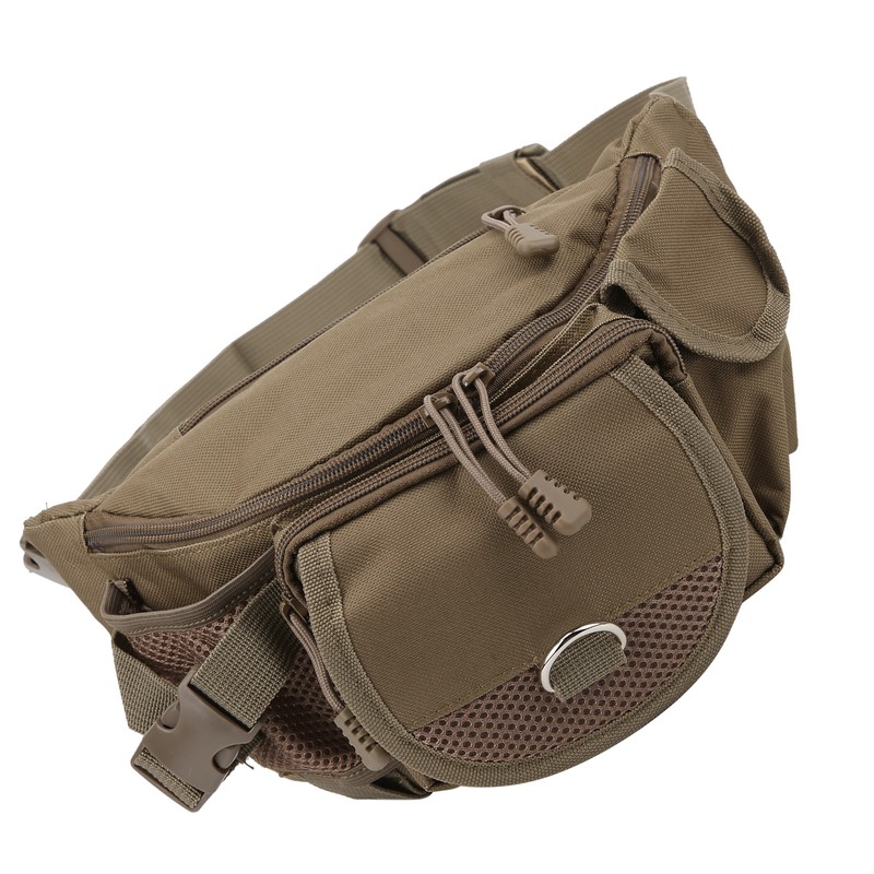 Fishing Bag Portable Polyester Storage Pack Bumbag Adjustable for Outdoor