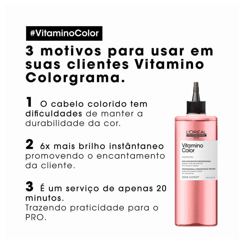 Série Expert Vitamino Color Acidic Seal 400 ml