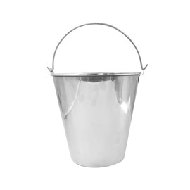 HERGOM Cubeta Médica de Acero Inoxidable, 12L, Recipiente Esterilizable para Uso Clínico y Hospitalario, Duradero y Fácil Limpieza