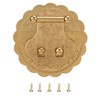 Brass Hasp Buckle Lock Retro Design 8cm Diameter Rust Resistance
