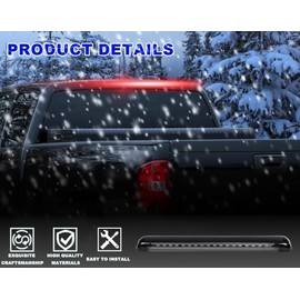 PIT66 LED 3rd Brake Light Compatible with 1992-2004 Chevy S10/Suburban Tahoe Suburban Yukon Parking Third Tail Lamp High Mount Stop Lights