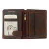 BUFFALO HILL Lucky 7 motif wallet, buffalo leather wallet, genuine