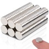 200PCS Small Round Magnets Rare Earth Magnets,6x2mm Refrigerator Magnet,Disc Neodymium