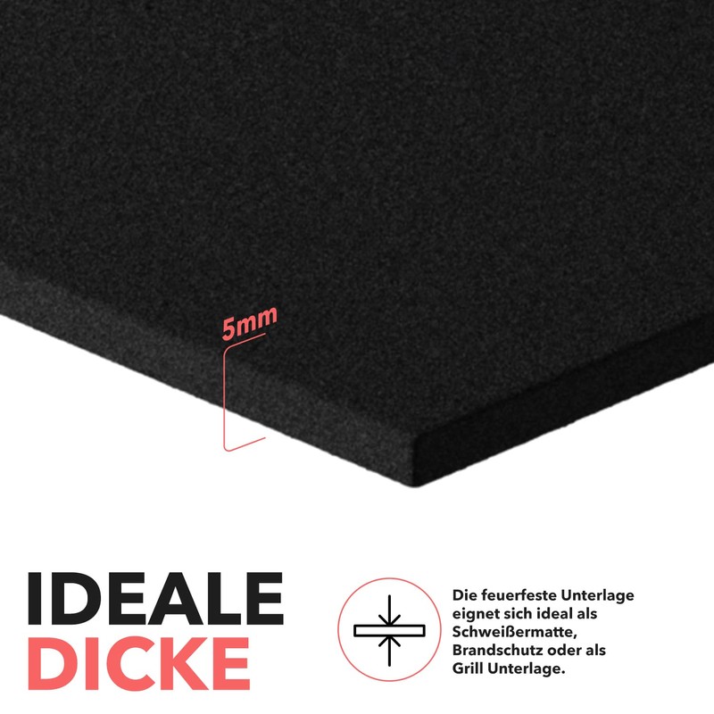 EVOCAMP Fireproof Mat 50 x 50 cm - Heat Protection