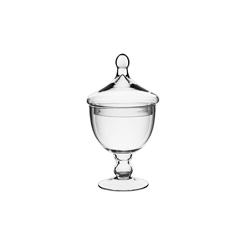 CYS EXCEL Glass Apothecary Candy Buffet Jar (H:9.5" W:6") |