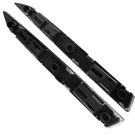 QZQ Chrome Headlight Lower Bracket Moulding Grille Trim Pair for Ford Escape 2013-2016 Front Left and Right Side DV45-8228-AA DV45-8229-AA